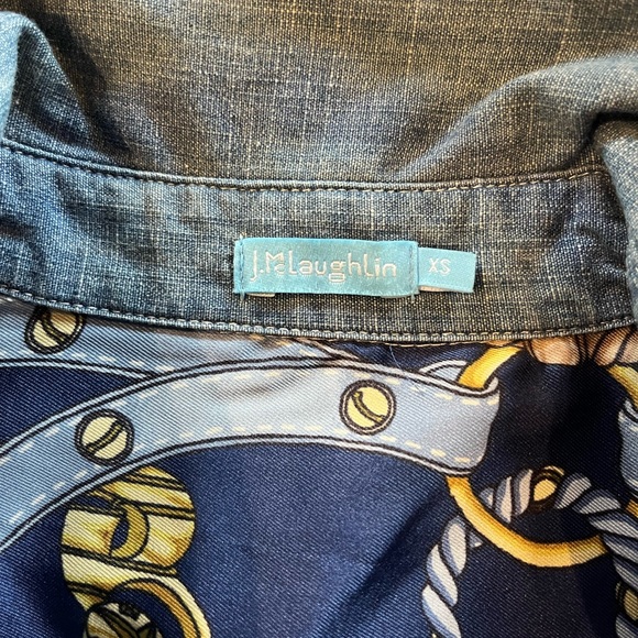 J McLaughlin Chambray Button Down - Picture 5 of 6